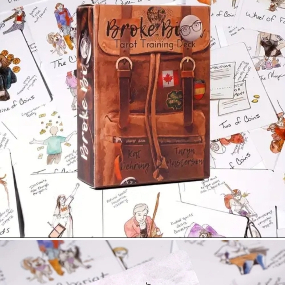 Tarot Training Deck - Brown